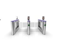 Acrylic Arm Swing Barrier Turnstile RS485 Automatic Swing Gate System