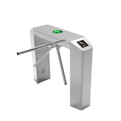Semi Automatic Subway Access Control Turnstile RFID Card Controlled Turnstile Entry Systems
